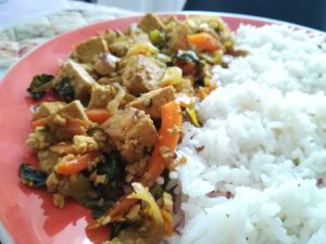 Receita de Tofu com legumes salteados na Wok